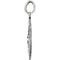 Sterling Silver Round St. Jude Thaddeus Medal (18.5MM)