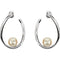 Freshwater Cultured Pearl Earrings, 7MM - 7.50 MM, Sterling Silver