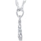 Diamond Heart Sterling Silver Pendant Necklace, 18" (.03 Ctw)