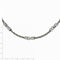 Edward Mirell Titanium Brushed Cable and Polished Link Necklace, 20"