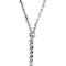 Diamond Initial 'T' Rhodium Plate 14K White Gold (1/10 Cttw, GH Color, I1 Clarity), 16.25"