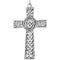 Celtic Cross Sterling Silver Pendant Made in the Holy Land