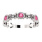 Platinum Pink Tourmaline and Diamond Vintage-Style Ring (0.03 Ctw, G-H Color, SI1-SI2 Clarity)
