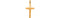 Contemporary Cross 14k Yellow Gold Pendant