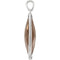 Smoky Quartz Antique Cushion Sterling Silver Pendant