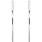 Endless Hoop Tube Earrings, Sterling Silver (60mm)