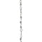 Antiqued Crucifix Rosary Bead Necklace, Sterling Silver, 29.5"