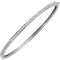 Petite Diamond Bangle Bracelet, 14k White Gold, 7" (.33 Cttw, HI Color, I1 Clarity)