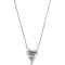 Guard Your Heart' Rhodium Plate Sterling Silver Pendant Necklace,18"