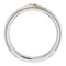 Men's Rhodium-Plated 14k White Gold Diamond and 14k Rose Gold 6mm Milgrain Band (.03 Ctw, Color G-H, SI2-SI3 Clarity) Size 11