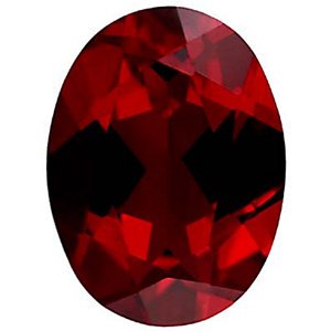 Dark Red CZ Teardrop Ash Holder Necklace, Rhodium Plate Sterling Silver, 18"