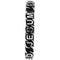 Rhodium Plated 14k White Gold 4MM Antiqued 'To Jesus through Mary' Consecration Ring