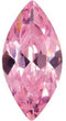 The Men's Jewelry Store (for HER) Pink CZ Marquise Ring, Sterling Silver, 12k Green and Rose Gold Black Hills Gold Motif, Size 6.5