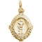 14k Yellow Gold St. Christopher Medal (12x9 MM)