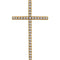 Diamond Latin Cross Pendant, 14k Rose Gold (.75 Ctw, H+ Color, I1 Clarity)