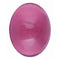 14k Rose Gold 1.65 Ct Pink Tourmaline Oval Cabachon Necklace, 18"