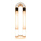 Diamond Geometric Ring, 14k Rose Gold (1/8 Ctw, Color G-H, Clarity I1), Size 6.5