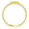 Peridot Beaded Ring, 14k Yellow Gold, Size 6