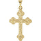 Botonee Cross 14k Yellow Gold Pendant (23.50X17MM)