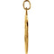 14k Yellow Gold Round St. Florian Medal (25.25 MM)