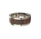 Bolivian Rosewood Inlay 8mm Comfort Fit Titanium Wedding Band, Size 10
