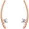 Diamond Ear Climbers, 14k Rose Gold (.125 Ctw, G-H Color, I1 Clarity)