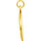 14k Yellow Gold Round St. John the Evangelist Medal (15X15 MM)