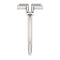 Embossed Cross Rhodium-Plated 14k White Gold Ring