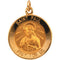 14k Yellow Gold Round St. Paul the Apostle Medal (15MM)