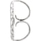 Tango Collection Black Titanium Cable, Argentium Sterling Silver, White Freshwater Cultured Pearl Earrings (2.5-3MM)