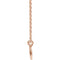 Snake Necklace, 14k Rose Gold, 18"