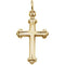 Botonee Cross 14k Yellow Gold Pendant
