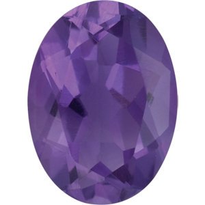 Amethyst and Diamond Bypass Ring, Rhodium-Plated 14k White Gold (.125 Ctw, G-H Color, I1 Clarity)