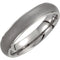 Titanium and Matte Grey 5mm Comfort Fit Oxidized Dome Band Size 8