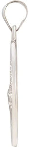 Rhodium-Plated 14k White Gold Miraculous Medal (28X19MM)