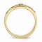Wedding Antiqued Band, 10k Yellow Gold, 12k Green and Rose Gold Black Hills Gold Motif