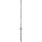 Diamond Bar Necklace, Rhodium-Plated 14k White Gold, 18" ( 0.16 Ctw, G-H Color, I1 Clarity)