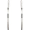 Endless Hoop Tube Earrings, Sterling Silver (45mm)