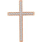 Diamond Chapel Cross 14k Rose Gold Pendant (.75 Ctw, H+ Color, I1 Clarity)
