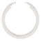 Diamond Geometric Ring, Rhodium-Plated 14k White Gold (1/8 Ctw, Color G-H, Clarity I1), Size 7.25