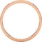 Slim-Profile 1mm Flat Stacking Band, 14k Rose Gold, Size 8