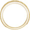 Beaded Design 4.4mm Stacking Band, 14k Yellow Gold
