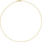 1mm 14k Yellow Gold Solid Cable Chain, 16"