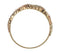 Victorian Style Band, 10k Yellow Gold, 12k Green and Rose Gold Black Hills Gold Motif, Size 8.5