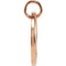 Diamond Initial "S" Pendant, 14k Rose Gold (0.1 Ctw, Color GH, Clarity I1)
