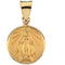 18k Yellow Gold Miraculous Medal (13 MM)