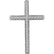 Diamond Chapel Cross Rhodium-Plated 14k White Gold Pendant (.75 Ctw, H+ Color, I1 Clarity)