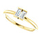 Diamond Two-Stone Ring, 14k Yellow Gold, Size 7 (.25 Ctw, G-H Color,I1 Clarity)
