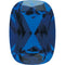 Men's Created Blue Sapphire and Diamond Ring, 14k Yellow Gold (.025 Ctw, HIJ Color, SI2-I1 Clarity), Size 10