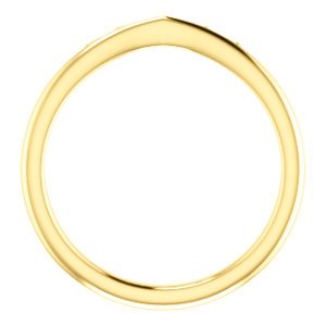 Petite Marquise-Shaped Crown Ring, 14k Yellow Gold, Size 9